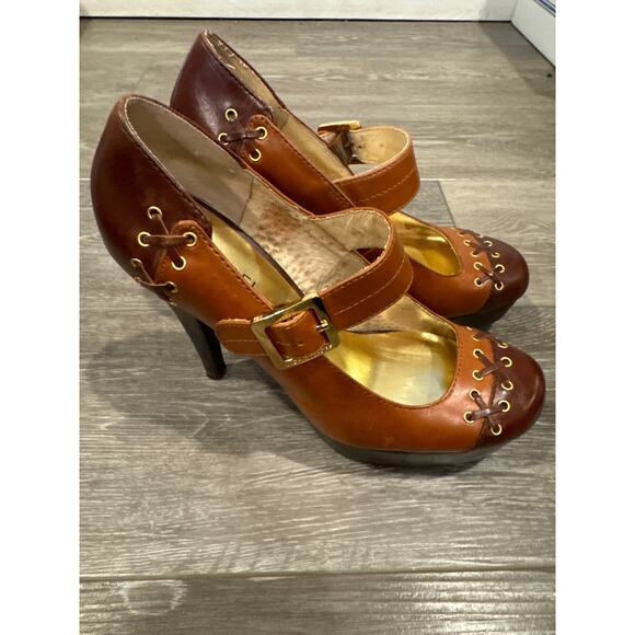 Micheal Kors‎ Baby Doll Platform Heels, Womens Size 7.5 - Picture 4 of 5